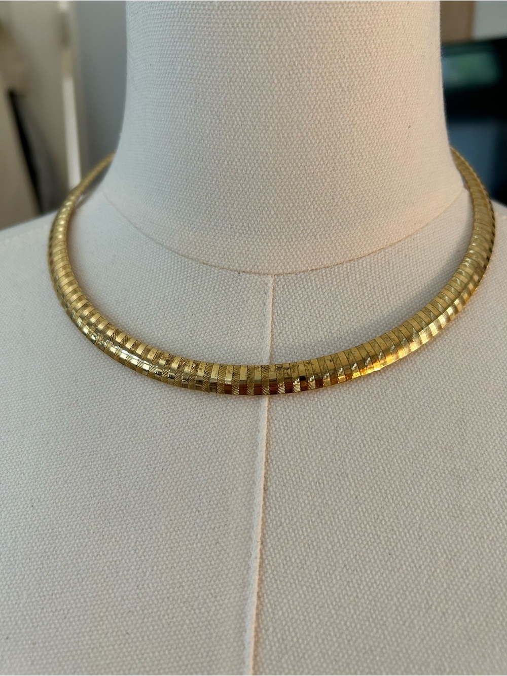Vintage  Italian Collar Necklace - 925 Women Jewelry